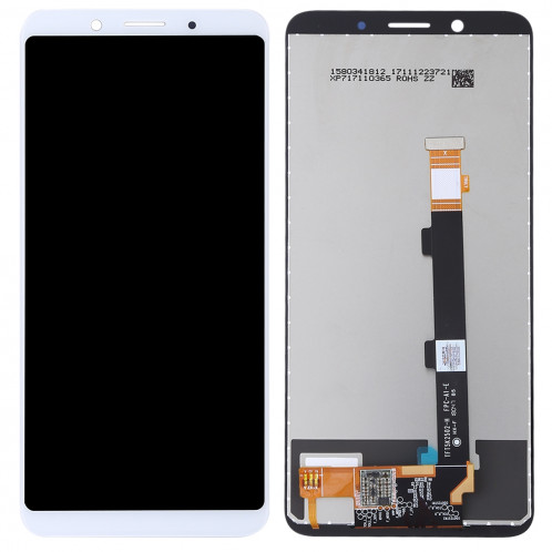 Écran LCD et numériseur Assemblée complète pour OPPO A73 (blanc) SH575W865-06