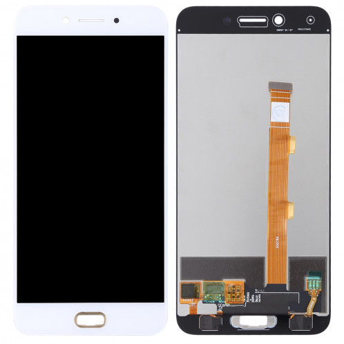 Écran LCD et numériseur Assemblée complète pour OPPO A77 (blanc) SH576W1804-06