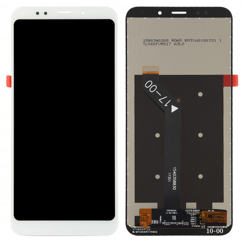 Écran LCD et Digitizer Assemblée complète pour Xiaomi Redmi 5 Plus (Blanc) SH614W650-06