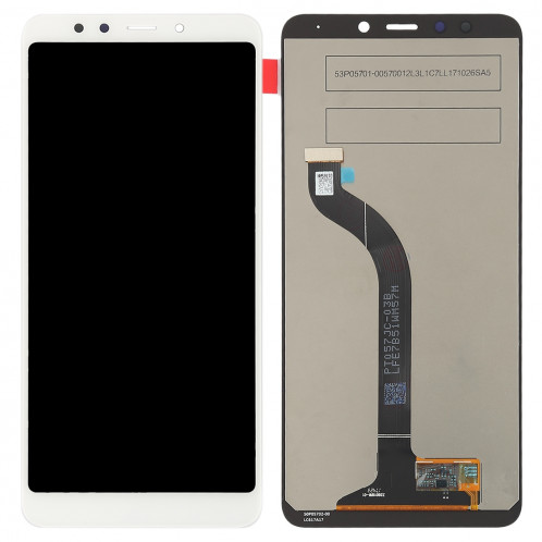 Écran LCD et numériseur Assemblée complète pour Xiaomi Redmi 5 (blanc) SH616W201-06