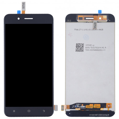 Écran LCD original et numériseur Assemblée complète pour Vivo Y66 (noir) SH25BL1015-06