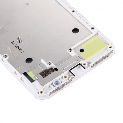 iPartsBuy Huawei Honor 4A boîtier avant cadre LCD cadre lunette (blanc) SI758W256-06