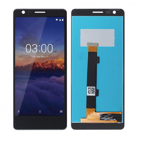 Ecran LCD et Digitizer Full Assembly pour Nokia 3.1 (Noir) SH938B1706-06