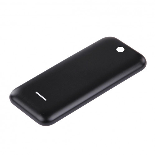 iPartsAcheter pour Nokia 225 Couverture de batterie en plastique couleur unie (noir) SI47BL1148-07