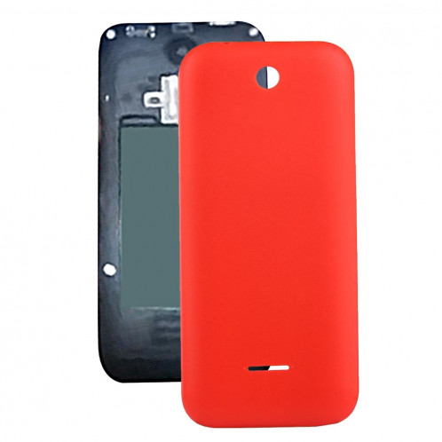 iPartsAcheter pour Nokia 225 Couverture de batterie en plastique couleur unie (rouge) SI47RL449-07