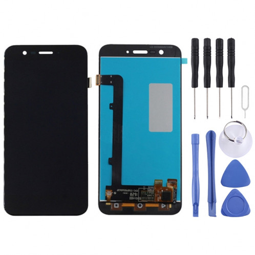 Écran LCD OEM pour Vodafone Smart Prime 7 VF600 / VFD600 / VF D600 avec numériseur complet (noir) SH098B866-04