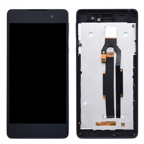Écran LCD OEM pour Sony Xperia E5 F3311 F3313 Assemblage complet du numériseur avec cadre (Noir) SH39BL515-04