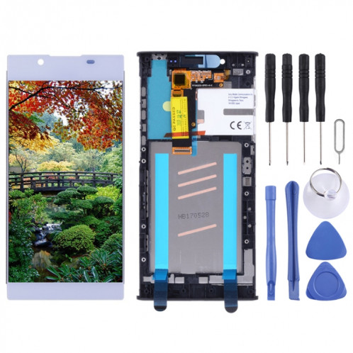 Écran LCD OEM pour Sony Xperia L1 G3311 G3312 G3313 Assemblage complet du numériseur avec cadre (Argent) SH59SL628-04