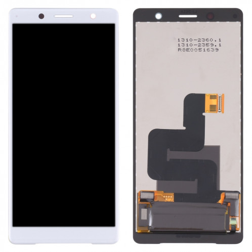 Écran LCD OEM pour Sony Xperia XZ2 Compact avec ensemble complet de numériseur (blanc) SH180W342-05