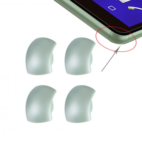 4 PCS iPartsAcheter pour Sony Xperia C4 Front Bord Lunette (Vert) S4201G1368-04