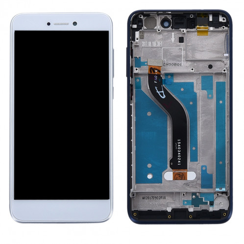 Ecran LCD et assemblée complète du numériseur avec cadre pour Huawei Honor 8 Lite (Blanc) SH91WL819-06