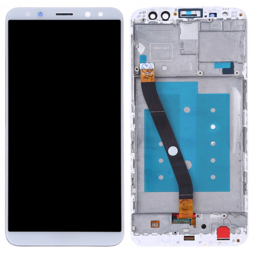 Ecran LCD et système de numérisation complet avec cadre pour Huawei Mate 10 Lite / Nova2i (Malaisie) / Maimang 6 (Chine) / Honor 9i (Inde) / G10 (Blanc) SH93WL35-06