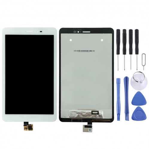 Ecran LCD et système de numérisation complet pour Huawei Mediapad T1 8.0 Pro (Blanc) SH309W481-04