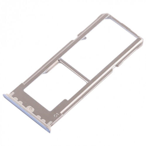 Pour OPPO A3 2 x plateau de carte SIM + plateau de carte Micro SD (bleu) SH314L1950-05
