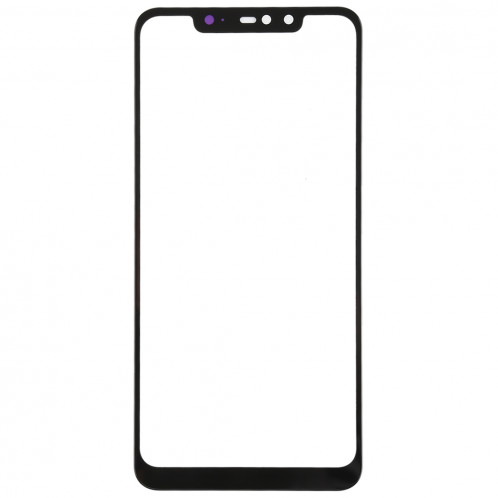 Écran avant lentille en verre pour Xiaomi Redmi Note 6 Pro (noir) SH317B954-05