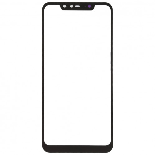 Écran avant lentille en verre pour Xiaomi Redmi Note 6 Pro (noir) SH317B954-05