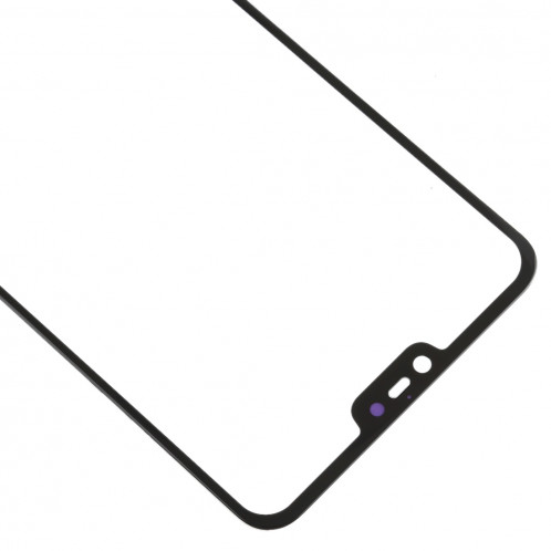 Écran avant lentille en verre pour Xiaomi Redmi Note 6 (noir) SH318B1943-05