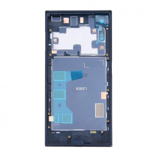 iPartsAcheter pour Sony Xperia XZ Arrière Cache Batterie + Arrière Cache Batterie Inférieur + Cadre Moyen (Bleu Foncé) SI31DL755-07