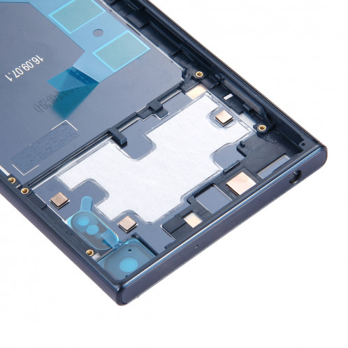 iPartsAcheter pour Sony Xperia XZ Arrière Cache Batterie + Arrière Cache Batterie Inférieur + Cadre Moyen (Bleu Foncé) SI31DL755-07