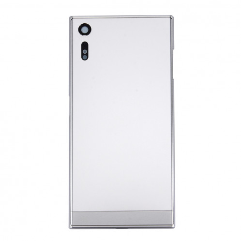 iPartsAcheter pour Sony Xperia XZ Arrière Cache Batterie + Arrière Cache inférieur de la Batterie + Cadre Moyen (Argent) SI31SL1217-07