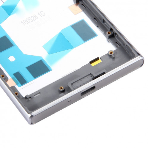 iPartsAcheter pour Sony Xperia XZ Arrière Cache Batterie + Arrière Cache inférieur de la Batterie + Cadre Moyen (Argent) SI31SL1217-07