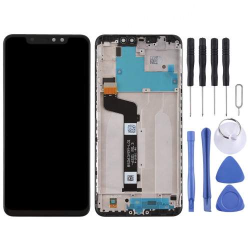 Ecran LCD et Digitaliseur Complet avec Cadre pour Xiaomi Redmi Note 6 Pro (Noir) SH394B1651-06