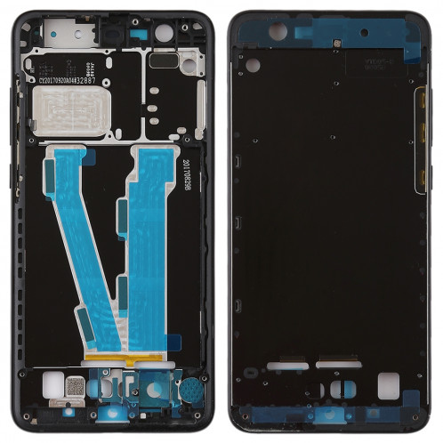 Plaque de lunette de cadre central avec touches latérales pour Xiaomi Note 3 (noir) SH397B1329-06