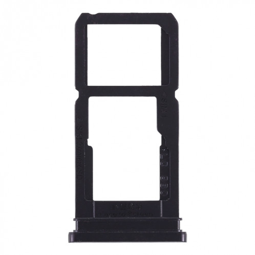 Pour OPPO R15 plateau de carte SIM + plateau de carte SIM/plateau de carte Micro SD (noir) SH418B965-05