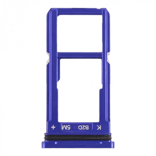 Pour OPPO R15 plateau de carte SIM + plateau de carte SIM/plateau de carte Micro SD (bleu) SH418L508-05