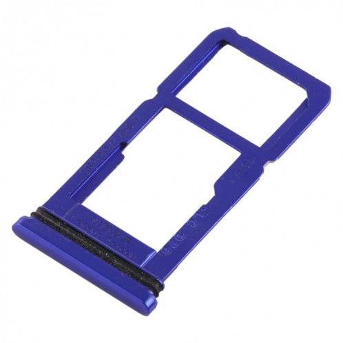 Pour OPPO R15 plateau de carte SIM + plateau de carte SIM/plateau de carte Micro SD (bleu) SH418L508-05