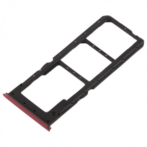 Pour OPPO K1 2 x plateau de carte SIM + plateau de carte Micro SD (rouge) SH432R900-05