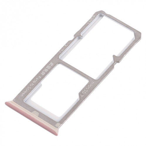 Pour OPPO A77 2 x plateau de carte SIM + plateau de carte Micro SD (or rose) SH33RG1741-05