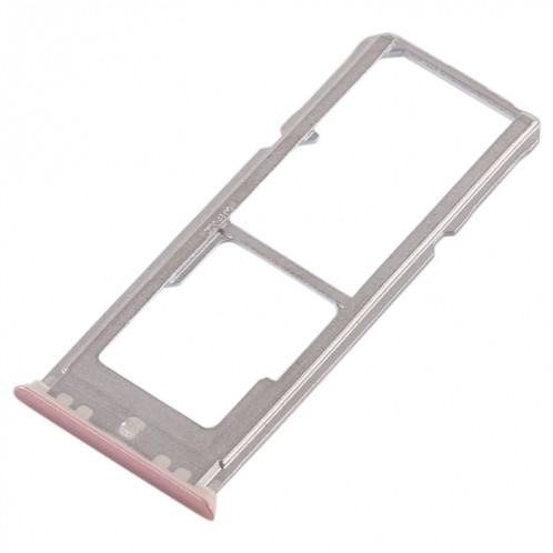 Pour OPPO A77 2 x plateau de carte SIM + plateau de carte Micro SD (or rose) SH33RG1741-05