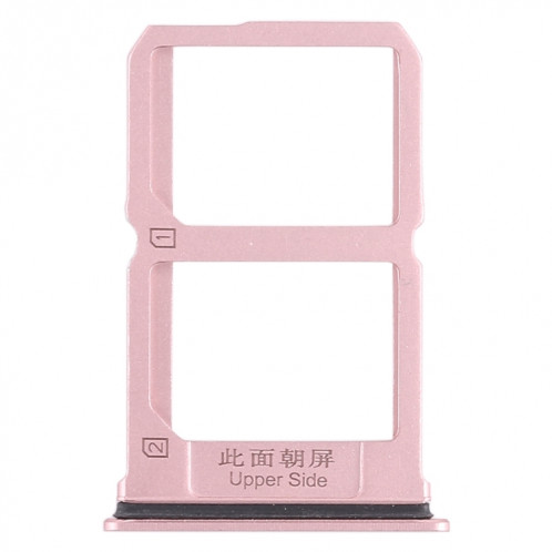 Pour Vivo X9 2 x plateau de carte SIM (or rose) SH37RG829-05