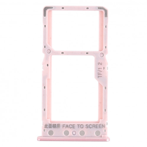 Plateau pour carte SIM + Plateau pour carte SIM / Plateau pour carte Micro SD pour Xiaomi Redmi 6 / Redmi 6A (Or rose) SH38RG1956-05