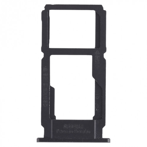 Pour OPPO R11 plateau de carte SIM + plateau de carte SIM/plateau de carte Micro SD (noir) SH440B1837-05