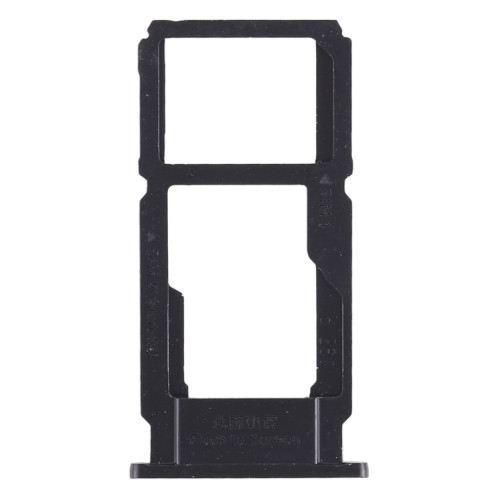 Pour OPPO R11s plateau de carte SIM + plateau de carte SIM/plateau de carte Micro SD (noir) SH445B1154-05