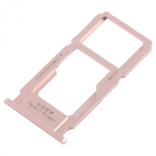 Pour plateau de carte SIM OPPO R11s + plateau de carte SIM/plateau de carte Micro SD (or rose) SH45RG1833-05