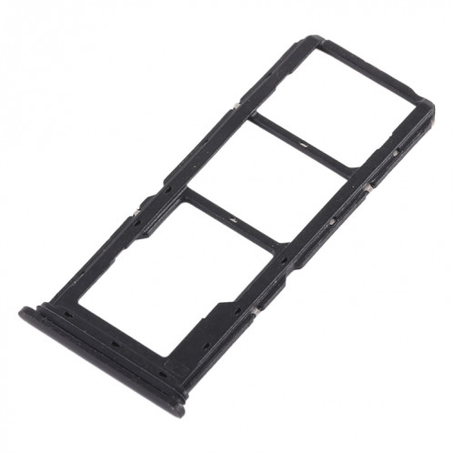 Pour Vivo Y83 2 x plateau de carte SIM + plateau de carte Micro SD (noir) SH446B318-05
