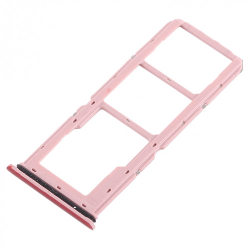 Pour Vivo Y83 2 x plateau de carte SIM + plateau de carte Micro SD (rouge) SH446R1724-05
