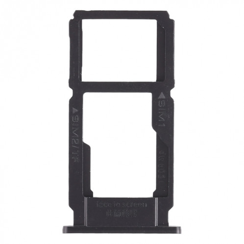 Pour OPPO R9sk plateau de carte SIM + plateau de carte SIM/plateau de carte Micro SD (noir) SH447B160-05