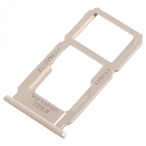 Pour OPPO R9sk plateau de carte SIM + plateau de carte SIM/plateau de carte Micro SD (or) SH447J1167-05