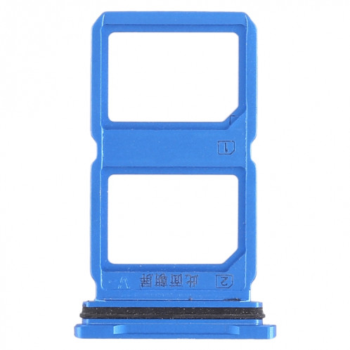 Pour Vivo Xplay6 2 x plateau de carte SIM (bleu) SH448L369-05