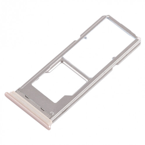 Pour Vivo Y79 2 x plateau de carte SIM + plateau de carte Micro SD (or) SH451J1340-05