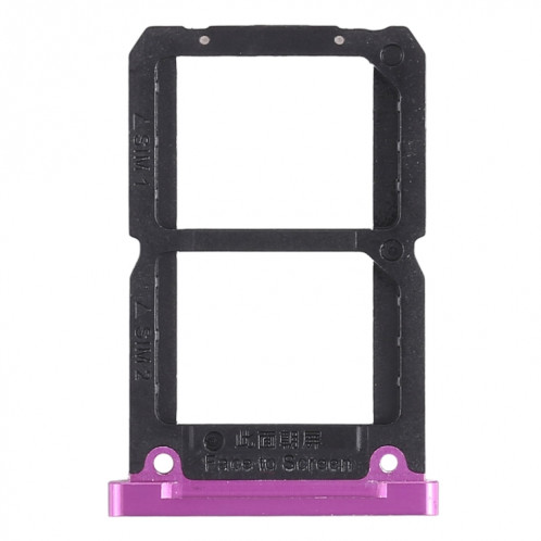 Pour OPPO R17 2 x plateau de carte SIM (violet) SH452P1138-05