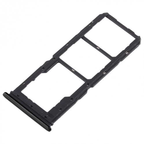 Pour Vivo Y97 2 x plateau de carte SIM + plateau de carte Micro SD (noir) SH455B1440-05