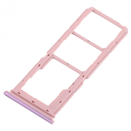 Pour Vivo Y97 2 x plateau de carte SIM + plateau de carte Micro SD (or rose) SH55RG107-05