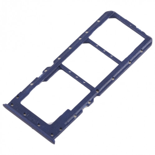 Pour OPPO A5 / A3s 2 x plateau de carte SIM + plateau de carte Micro SD (bleu) SH456L1-05