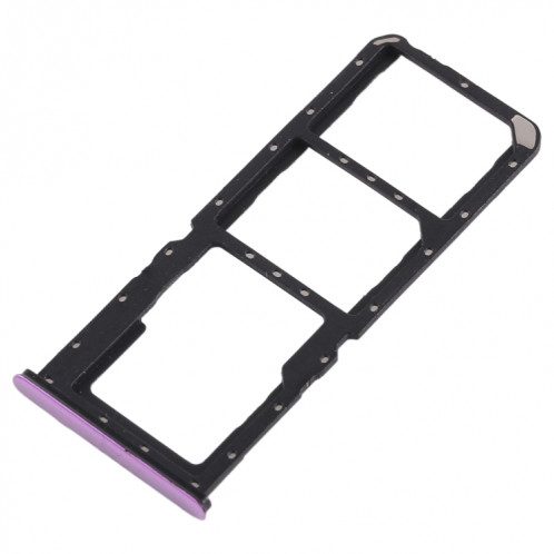 2 x plateau de carte SIM + plateau de carte Micro SD pour OPPO A7x (violet) SH460P1568-05