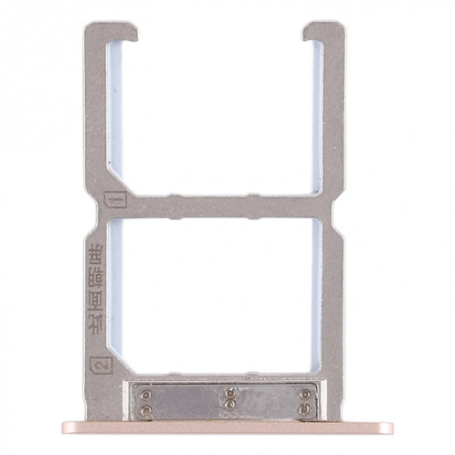 Pour Vivo X6S 2 x plateau de carte SIM (or) SH461J332-05